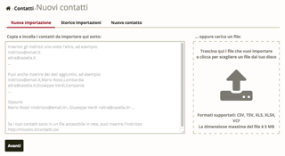 Feature Importazione