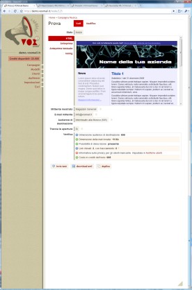 Verifica e invio newsletter