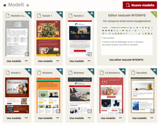 Gestione Modelli Email Newsletter