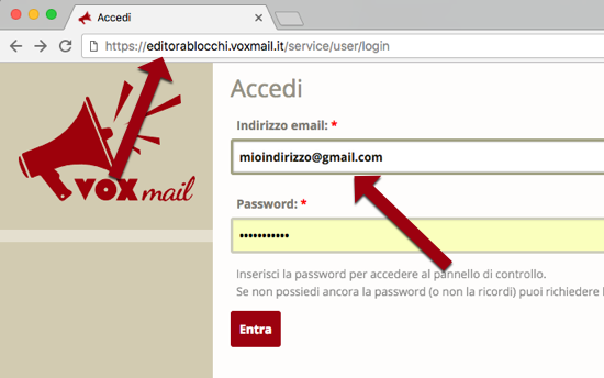 accesso redazione