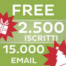 Invio Email Gratis a 2.500 iscritti